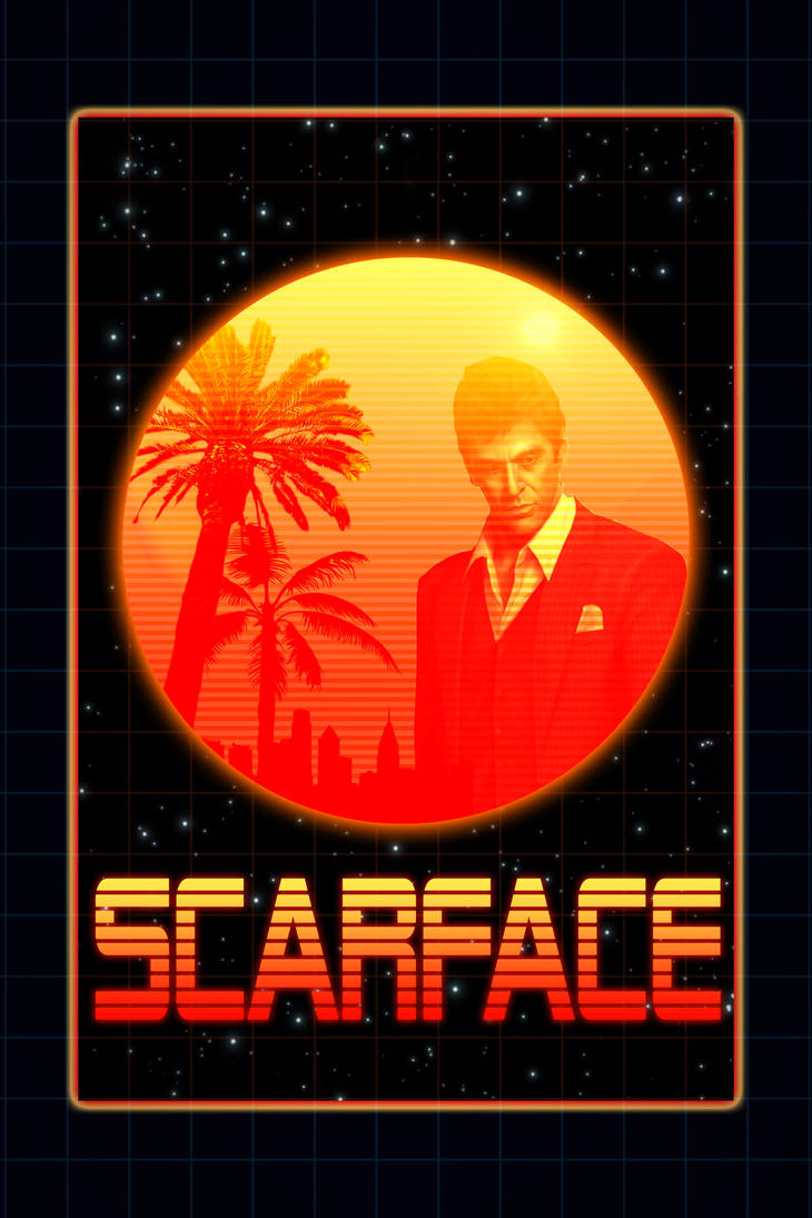 Scarface poster 1980s re-do by AhoyRoro on DeviantArt