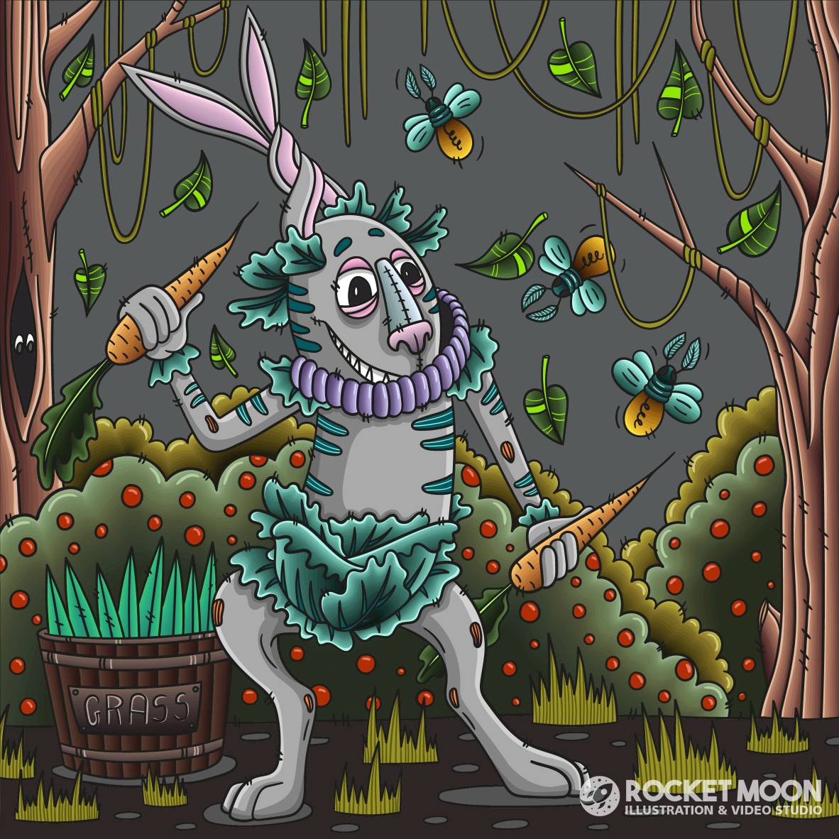 Cabbage Rabbit Hare Rabbit and Cabbage by RocketMoon2000 on DeviantArt