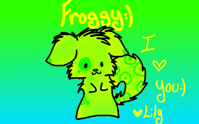 To my froggy:)