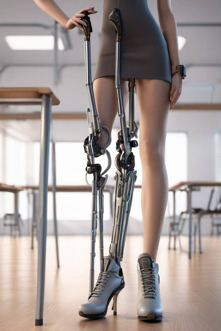 Leg Modification Deviantart This prosthetic leg needs urgent fitting by Autowarrior on DeviantArt