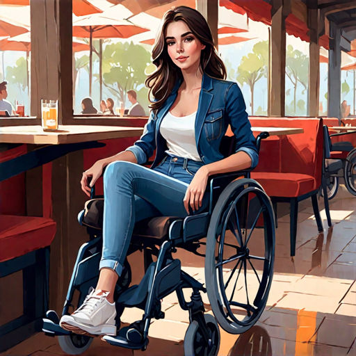 Onelegged beauty in wheelchair by batonsemafor on DeviantArt