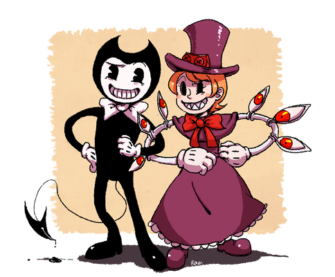 Bendy and peacock