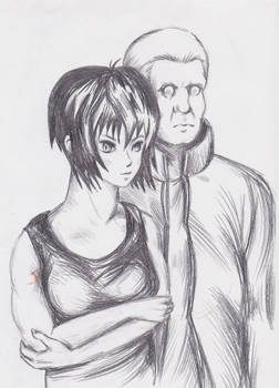 Major Kusanagi and Batou