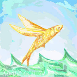 Winged fish