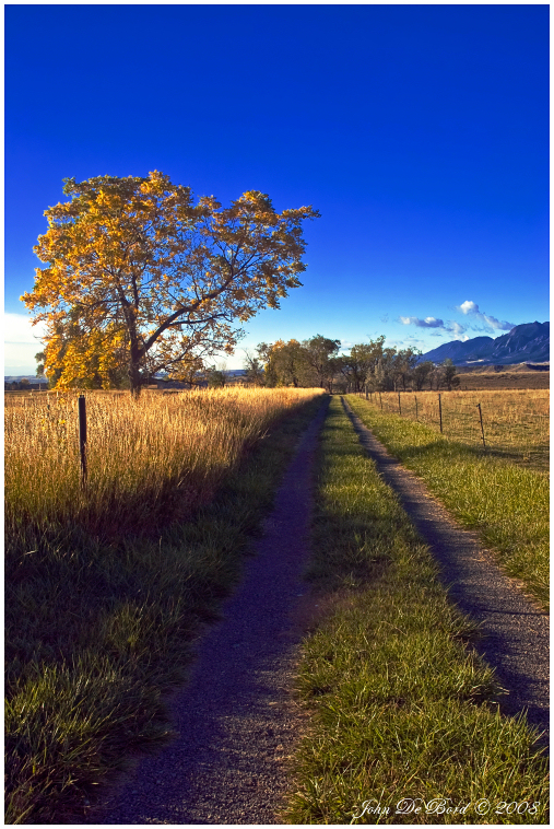 Old Autumn Country Roads