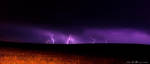 Lightning On The Colorado Plains by kkart