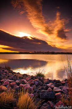 Sunrise Over Lake Ladora