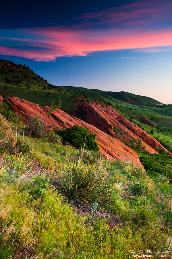 Colors Of A Colorado Spring Sunrise