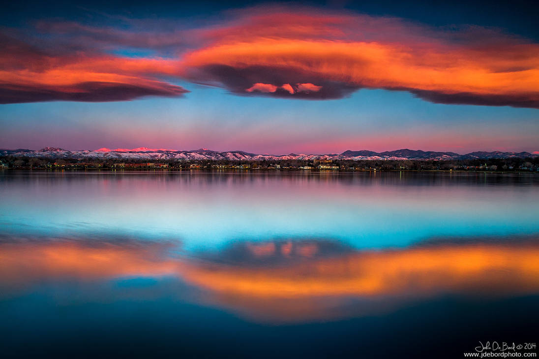 Sunrise Over The Front Range by kkart