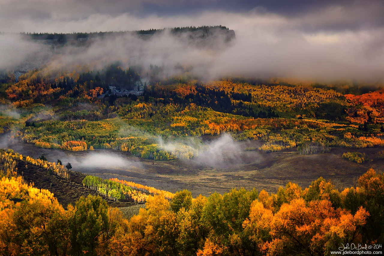 Fog and Clouds Over The Mesa