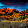 An Autumn Sunset Over Kebler Pass