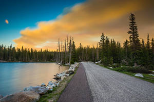 Sunset In The Snowy Range