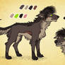 Jasha, dog form -quick color reference