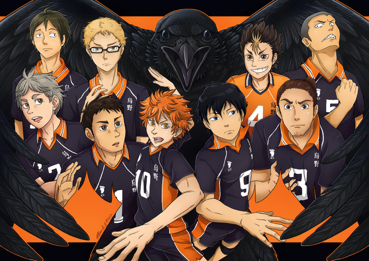 Karasuno -collab with Loihtuja-