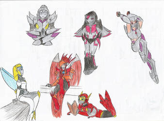 My Transformers OC's poses