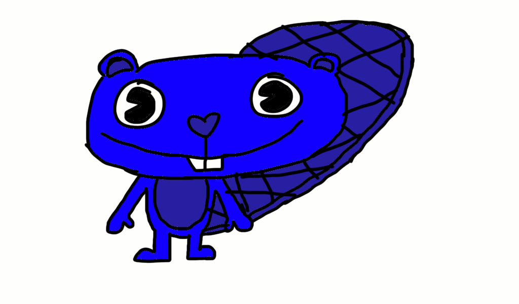Blue(DF) in HTF form by Buff-Scuba-Raccoon on DeviantArt