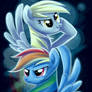 Dash and Derpy