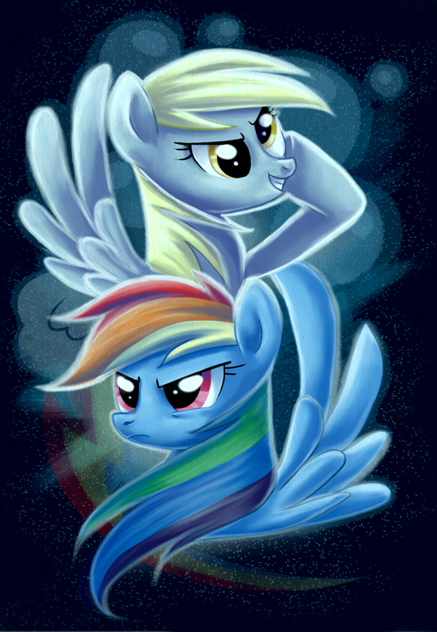 Dash and Derpy