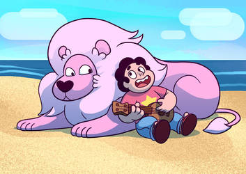 Steven and Lion