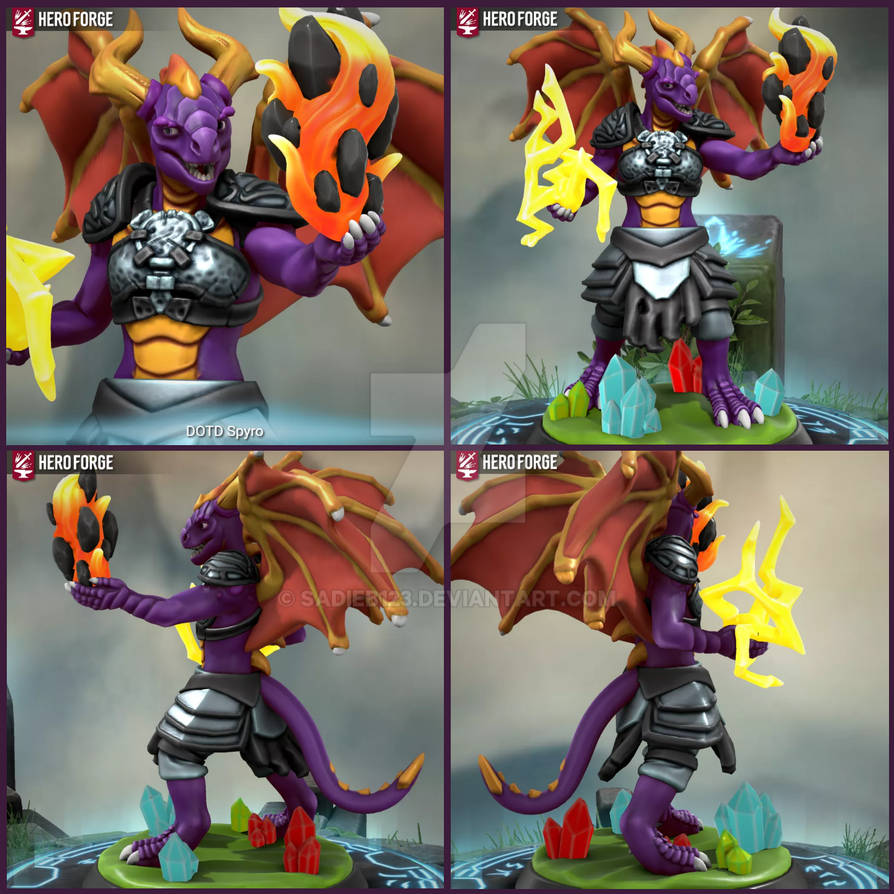 Spyro - Hero Forge by SadieB123 on DeviantArt