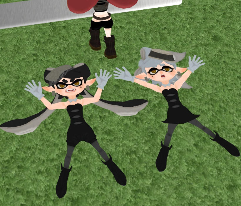 Callie Roler Callie and Marie in: Squished by Splat Roller! by DepthDropper on ...