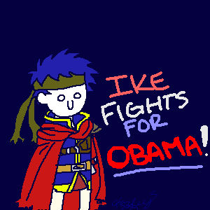 Ike Fights for OBAMA