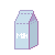 Milk box Pixelart 3D animation