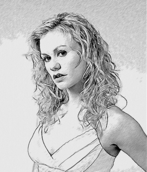 Drawing of Sookie Stackhouse 2