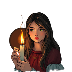 Flaming Candle