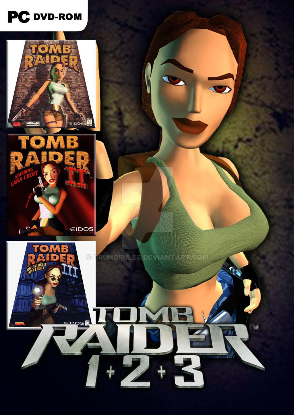 Tomb Raider 1 + 2 + 3 by brunoRules on DeviantArt