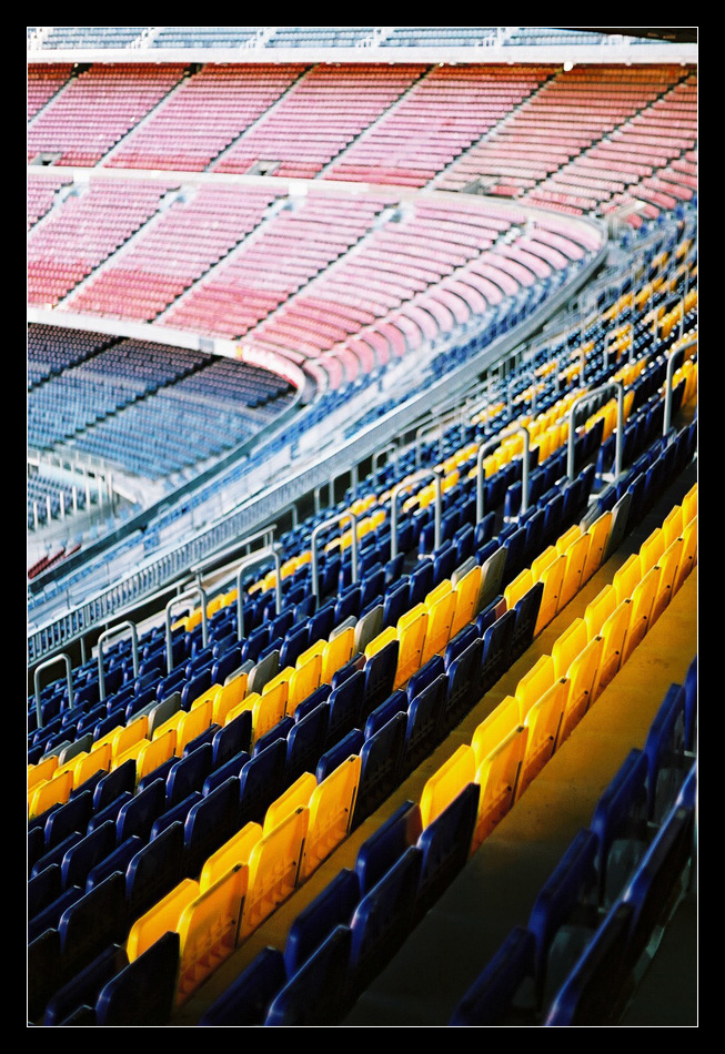 inside Camp Nou