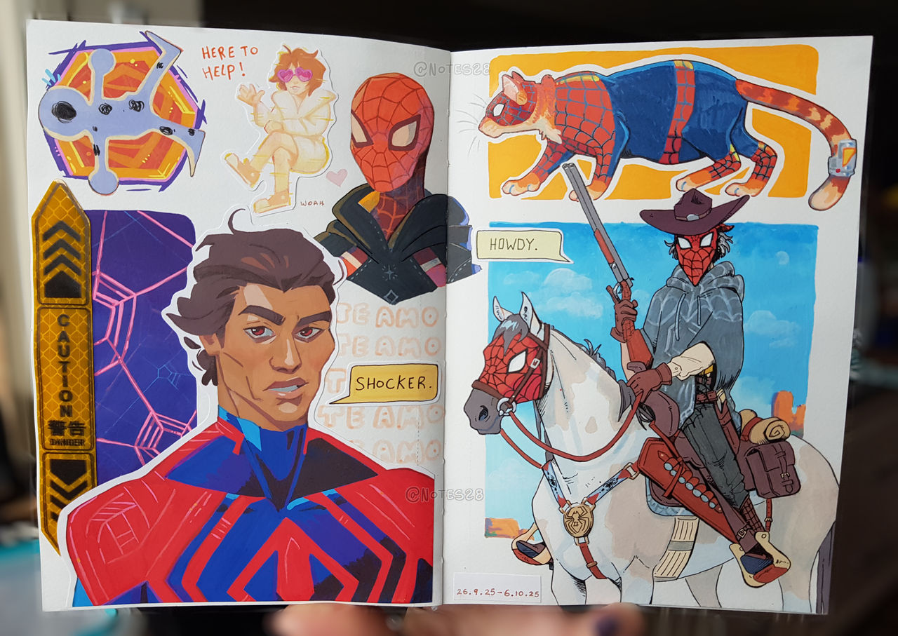 Spiderverse Writing Spider-Verse by NoteS28 on DeviantArt