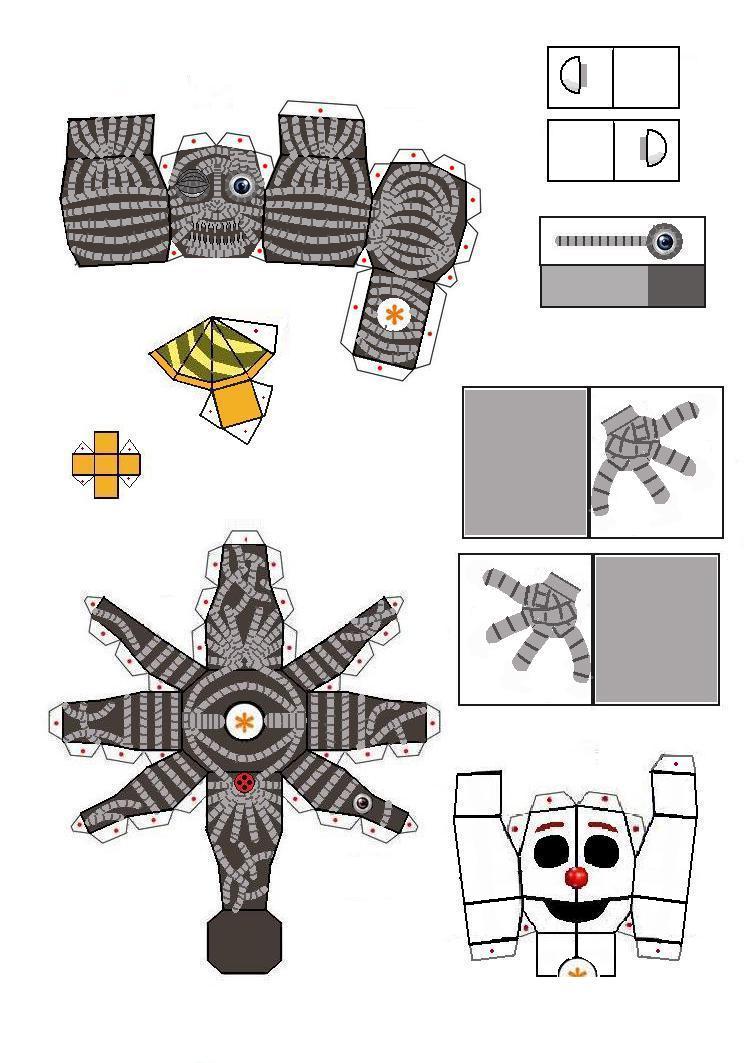 Ennard papercraft part1 by RedFox1987 on DeviantArt