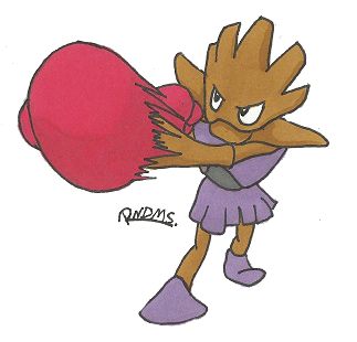 Kanto no. 107 Hitmonchan