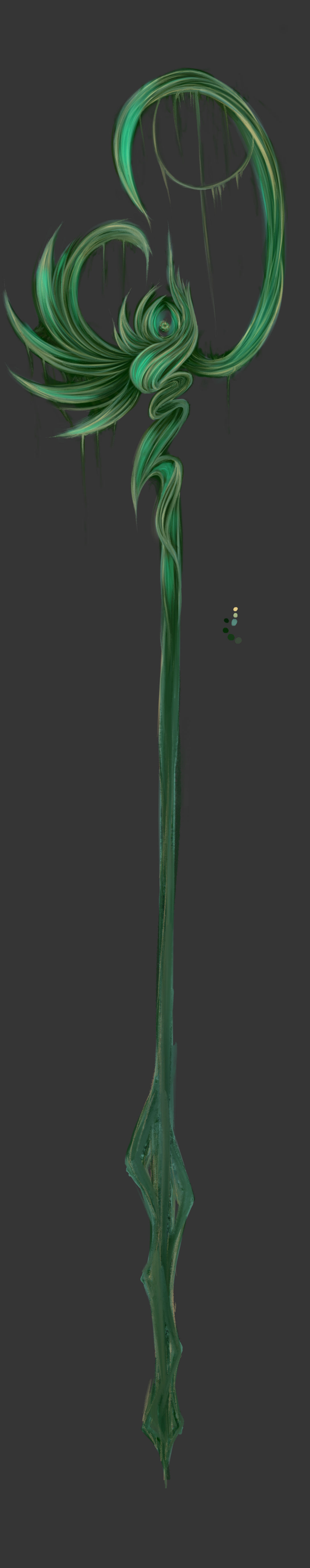 Swamp staff by Zam0uri on DeviantArt