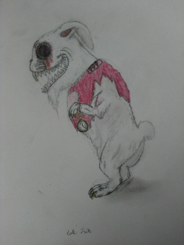 demented rabbit by falalasquidgy on DeviantArt