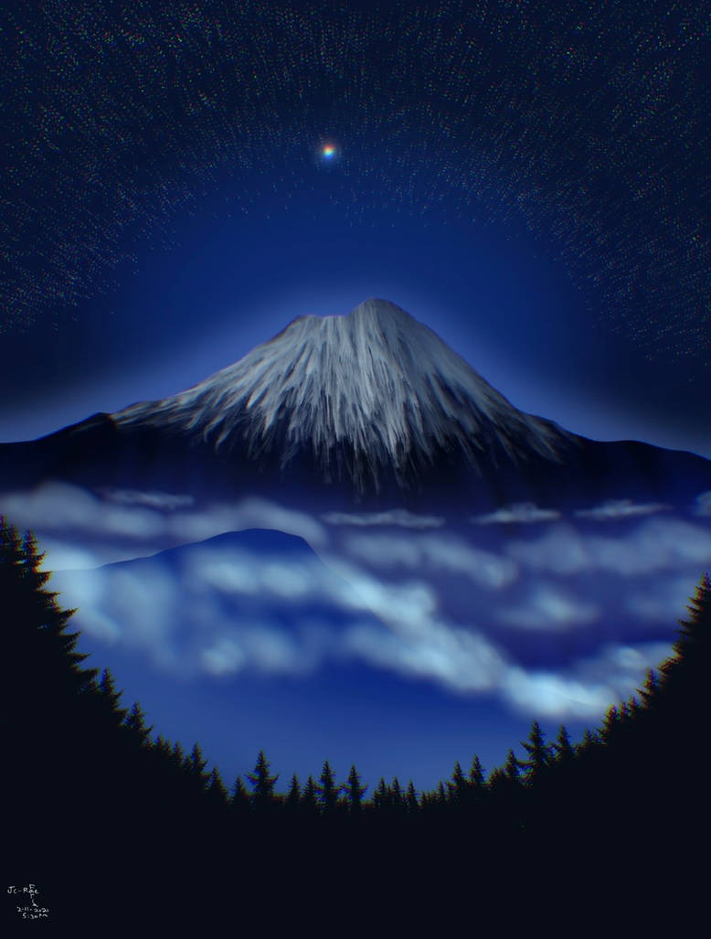 Mount Fuji by FroggyLegsJackson on DeviantArt