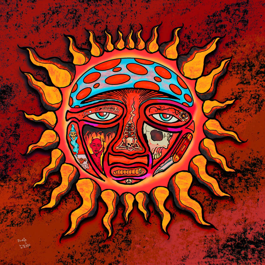Sublime Rising Sun Sublime Sun Album Cover Red by FroggyLegsJackson on DeviantArt