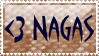 Heart Naga stamp by popcorncomics