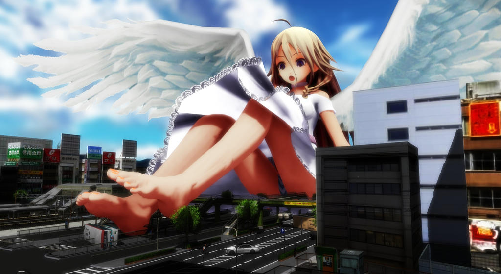 MMD Giantess - Angel in City by M87124 on DeviantArt.