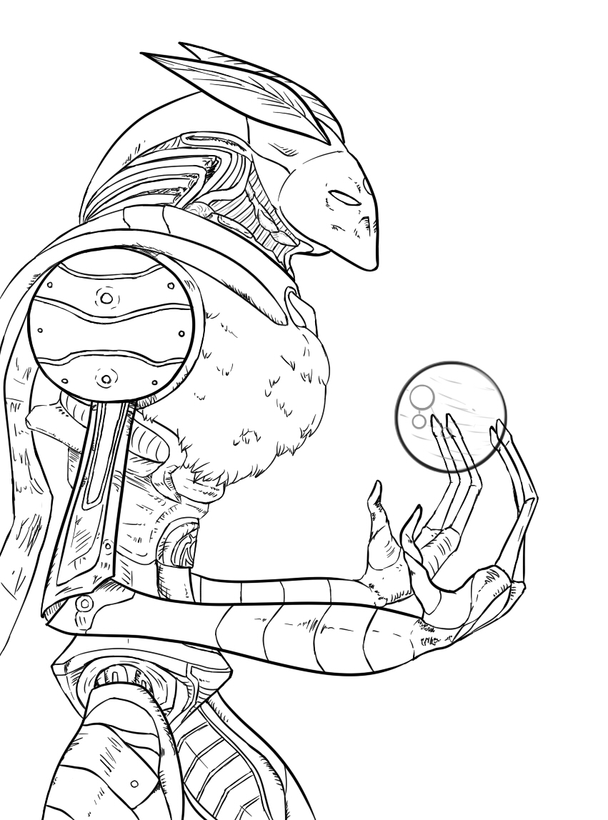 luminoth lineart by GilgameshforEternity on DeviantArt