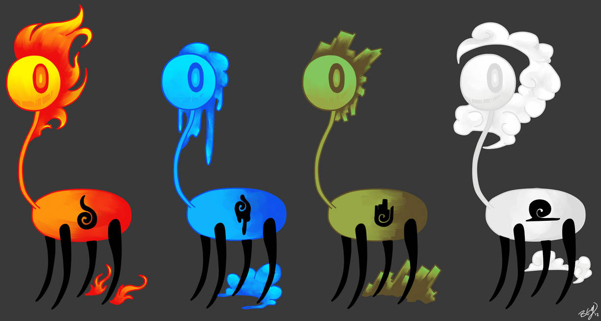 Byte Elementals Deviantart Elementals by GilgameshforEternity on DeviantArt