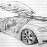 BMW Z9 Gran Turismo - sketch