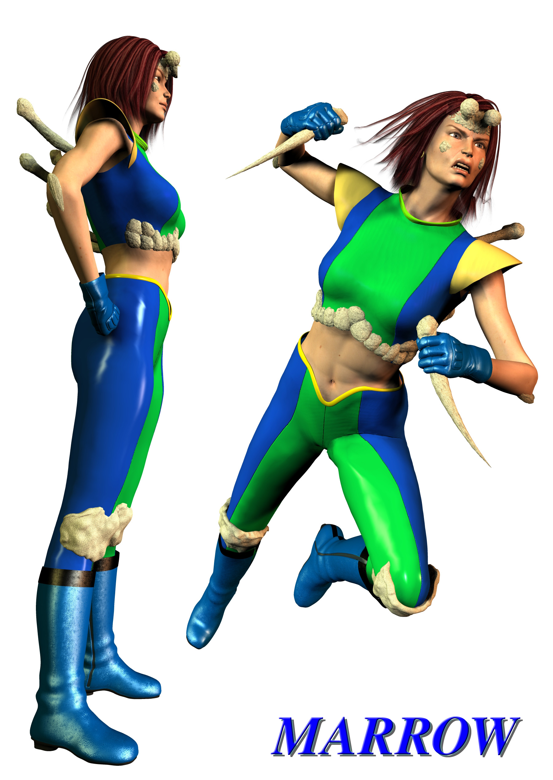 Perry Marrow X-men: Marrow by Scoopey on DeviantArt