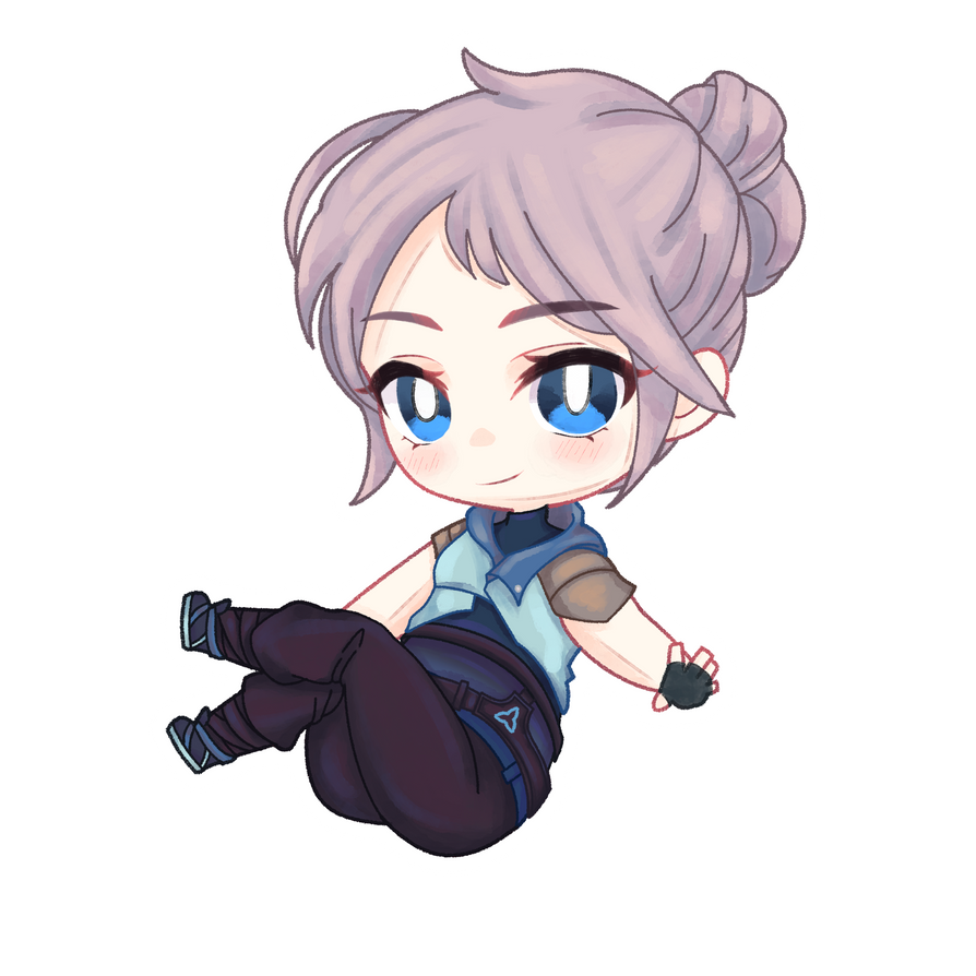 Jett Chibi Sticker by spirichuu on DeviantArt