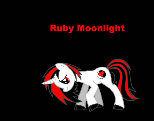 My Pony OC- Ruby Moonlight