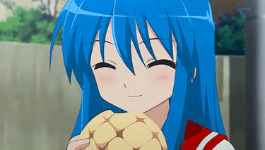 Konata and Melon Bread