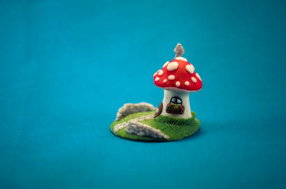 Mini mushroom hut