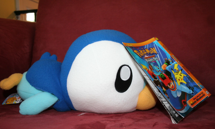 Piplup finds manga about him