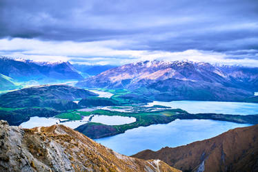 Low Clouds and Lake Wanaka